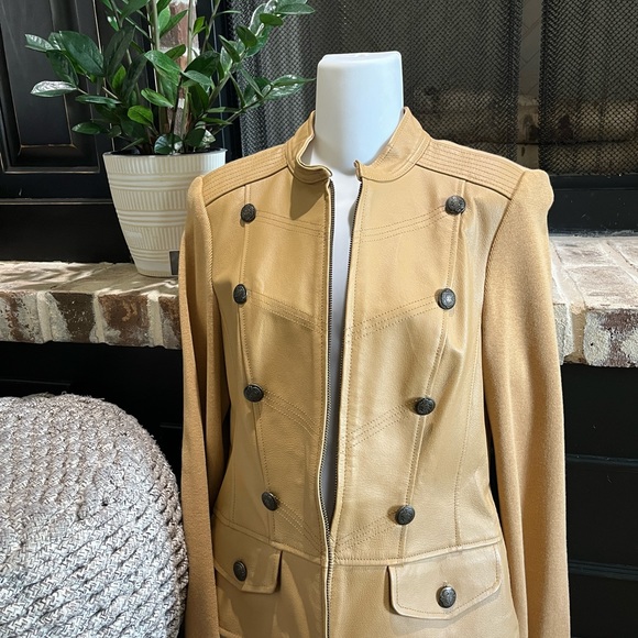 Nygard Camel Leather Jacket 6/8 - Picture 3 of 7
